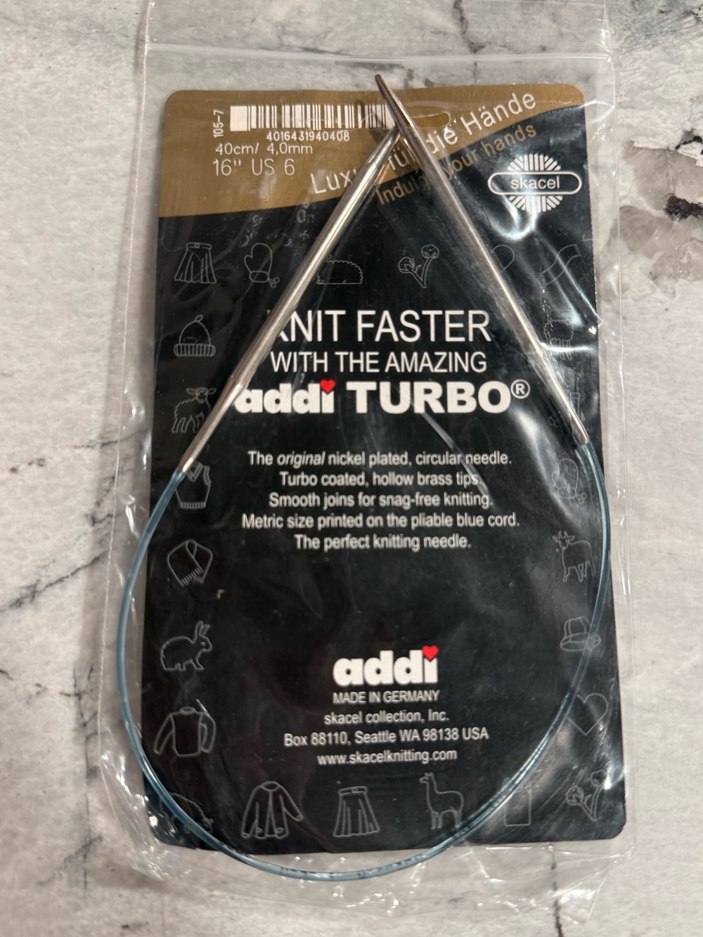 Addi Turbo 16” Size 6